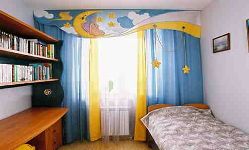 Дизайн штор для детской